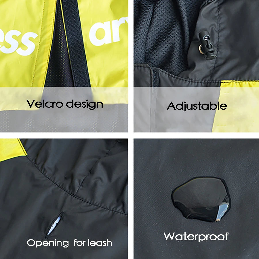 Reflective Waterproof Dog Rain Jacket
