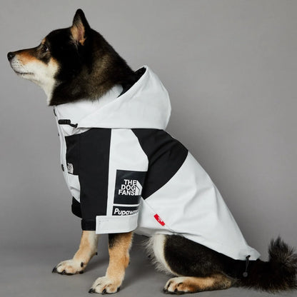 Dog Windbreaker Raincoat Hoodie – Lightweight Jacket for Small & Large Dogs