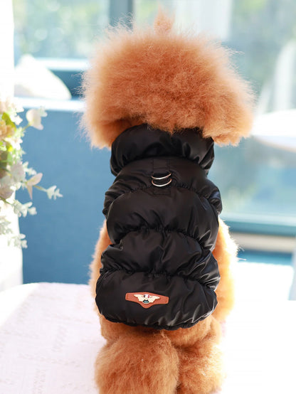 Thick 3‑Layer Warm Dog Jacket for Autumn/Winter Small to Medium Dogs