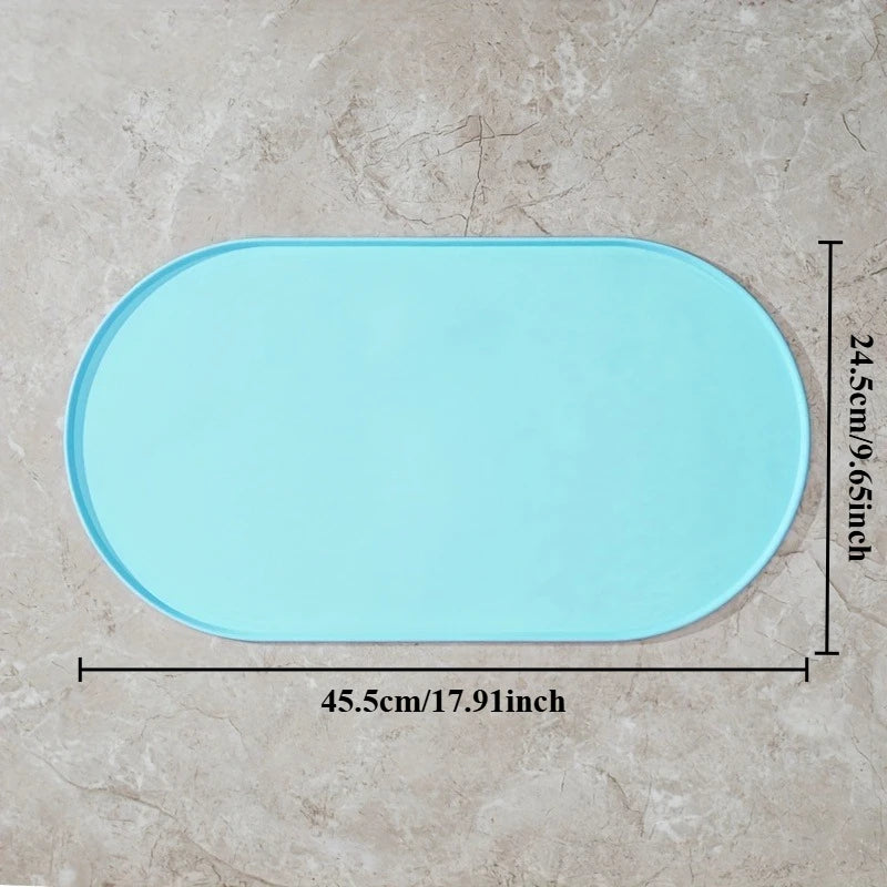 Non‑Slip Waterproof Cat & Dog Feeding Mat for Bowls