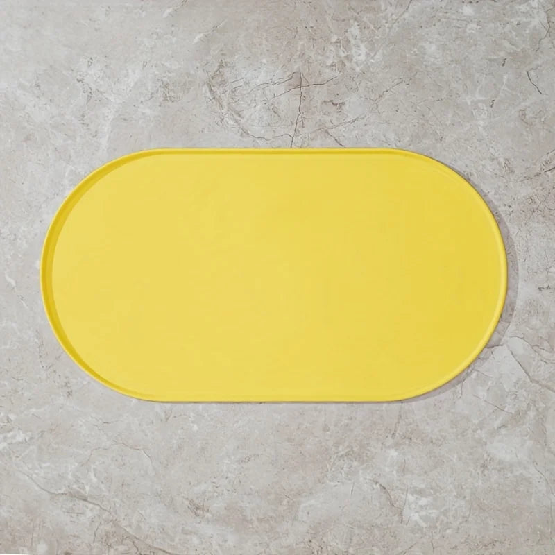 Non‑Slip Waterproof Cat & Dog Feeding Mat for Bowls
