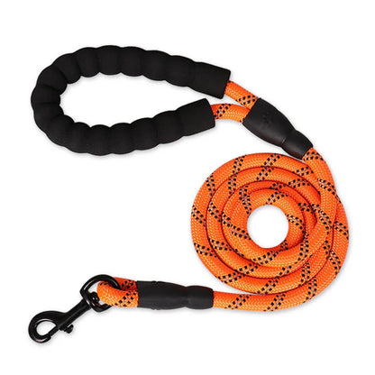 Reflective Heavy Duty Dog Leash with Padded Handle for Strong Dogs
