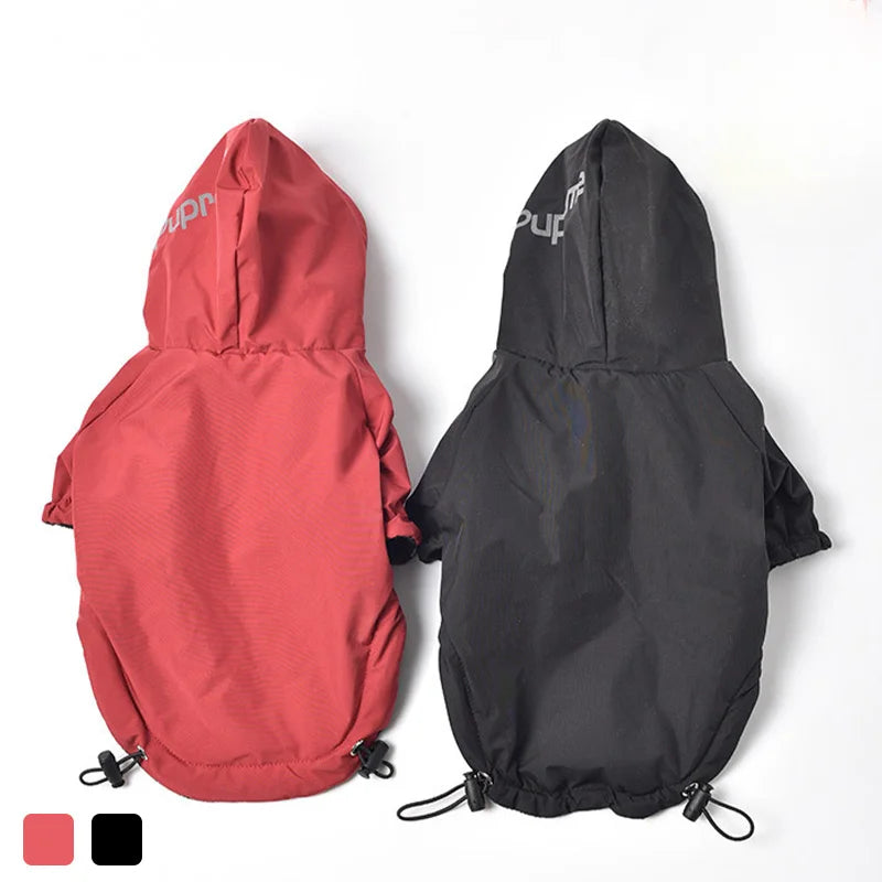 Waterproof Warm Hooded Dog Coat Reflective Winter Jacket for Small Dogs & Cats