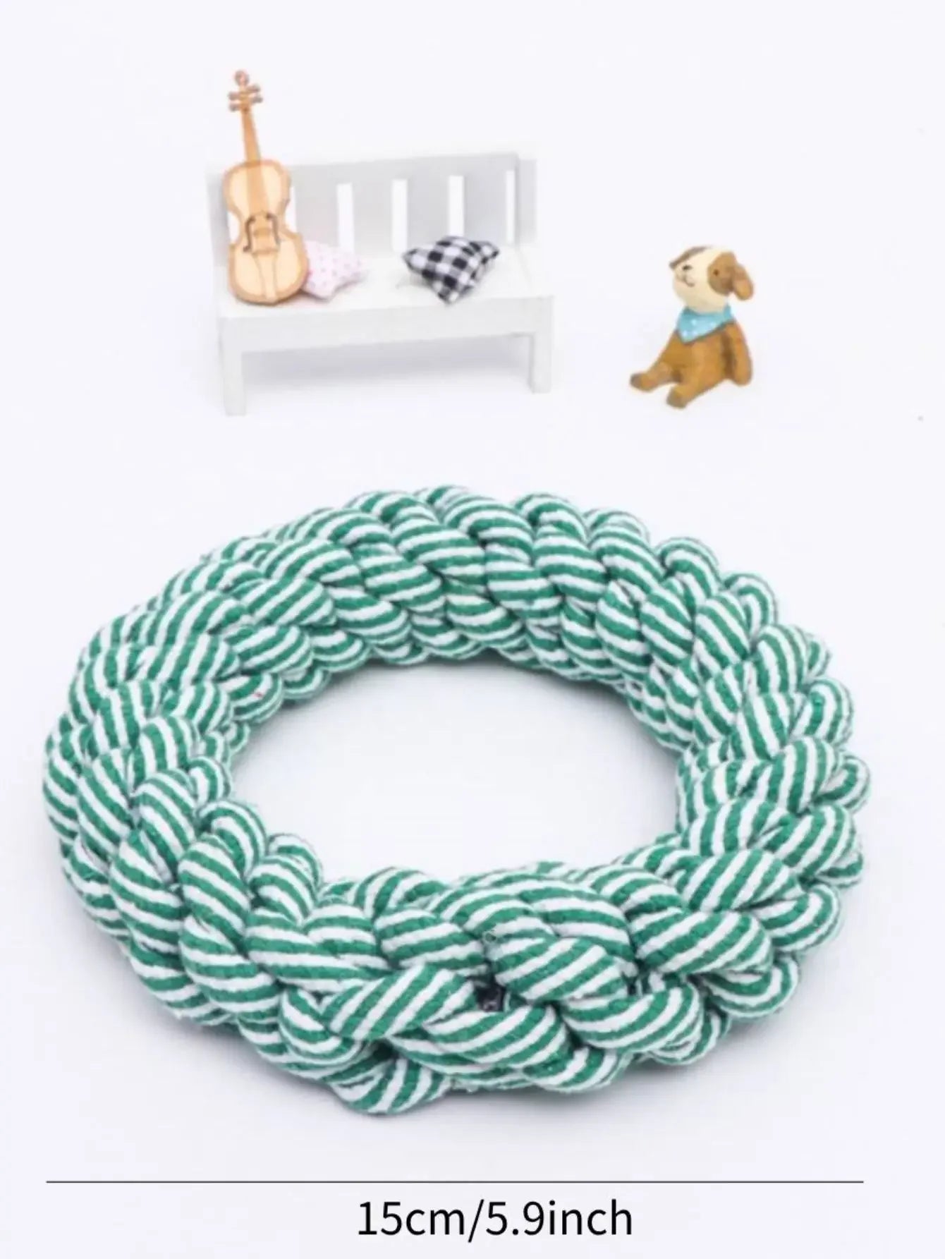 Durable Rope Dog Toy Bite‑Resistant Chew Toy for Medium & Large Dogs