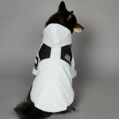 Dog Windbreaker Raincoat Hoodie – Lightweight Jacket for Small & Large Dogs