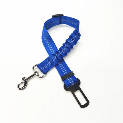 Adjustable Pet Car Seat Belt with Dog Harness Safety Lead Clip