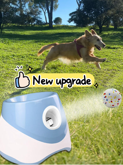 Automatic Dog Ball Launcher Rechargeable USB Interactive Fetch Toy