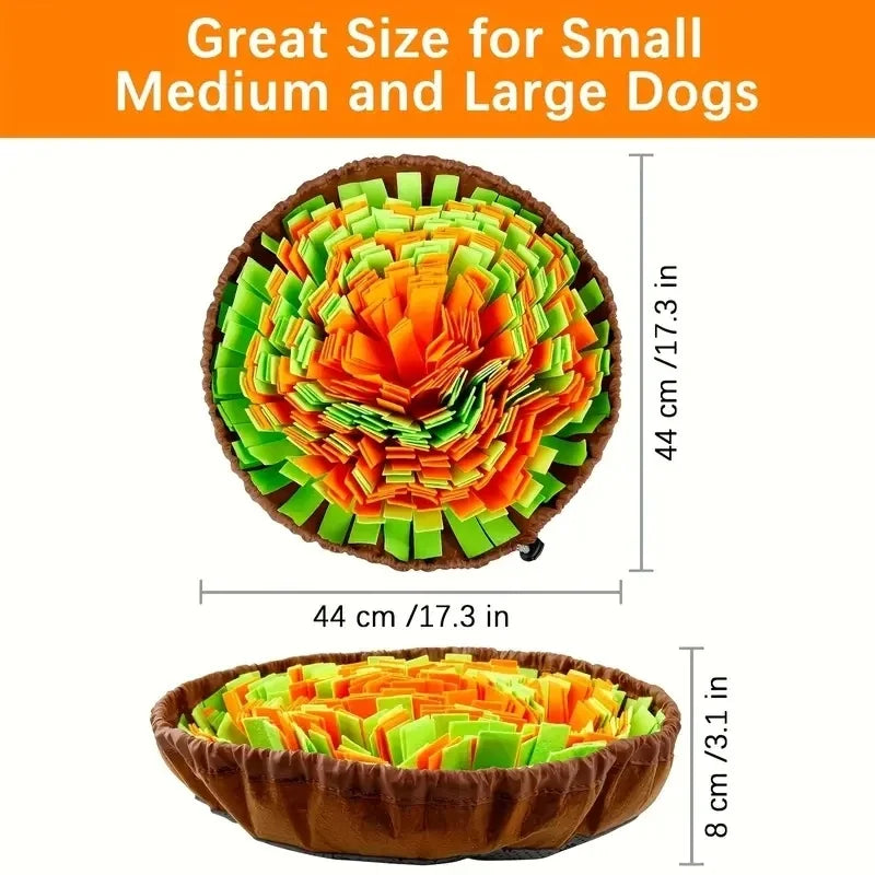 Foldable Washable Felt Pet Sniffing Slow Feeding Mat Toy