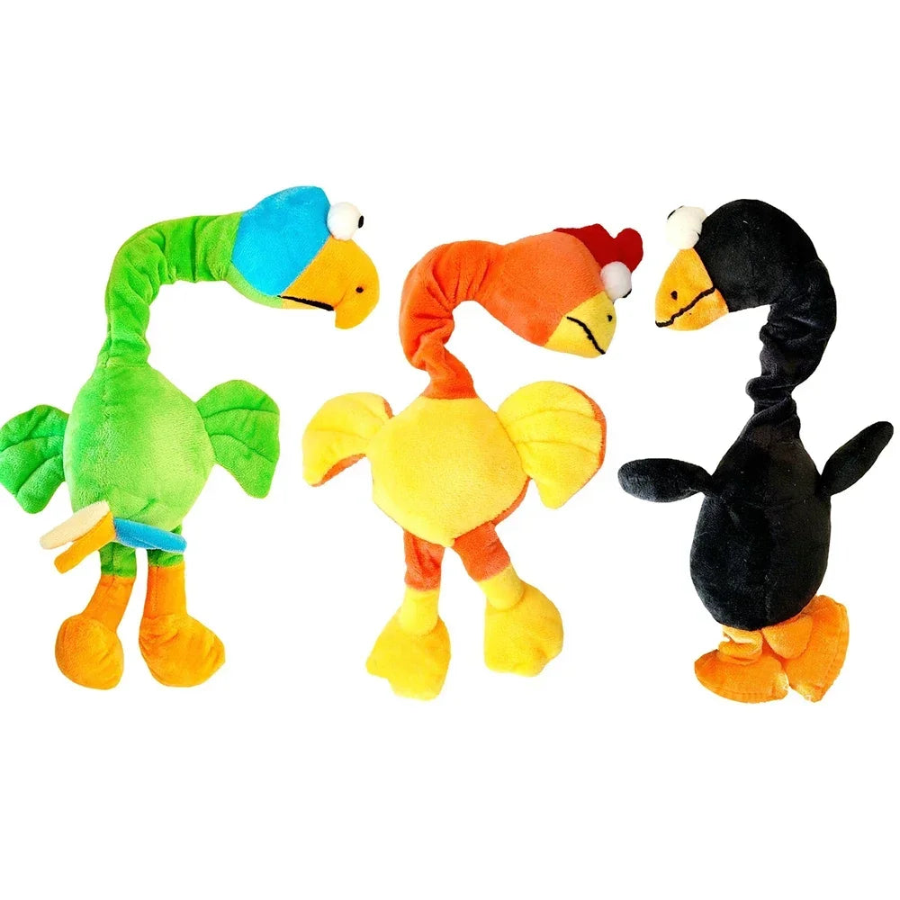 Squeaky Screaming Chicken Dog Chew Toy Bite Resistant Interactive