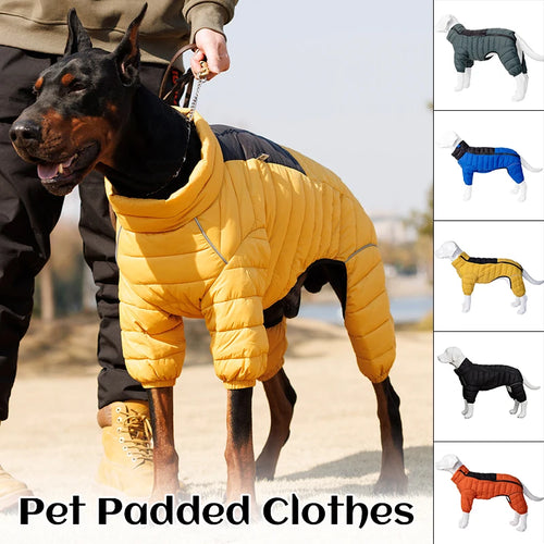 Cotton-Padded Dog Winter Coat