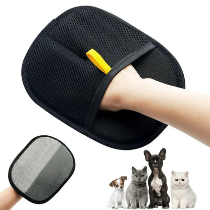 Pet Grooming Hair Remover Gloves for Dogs & Cats Fur Cleaning