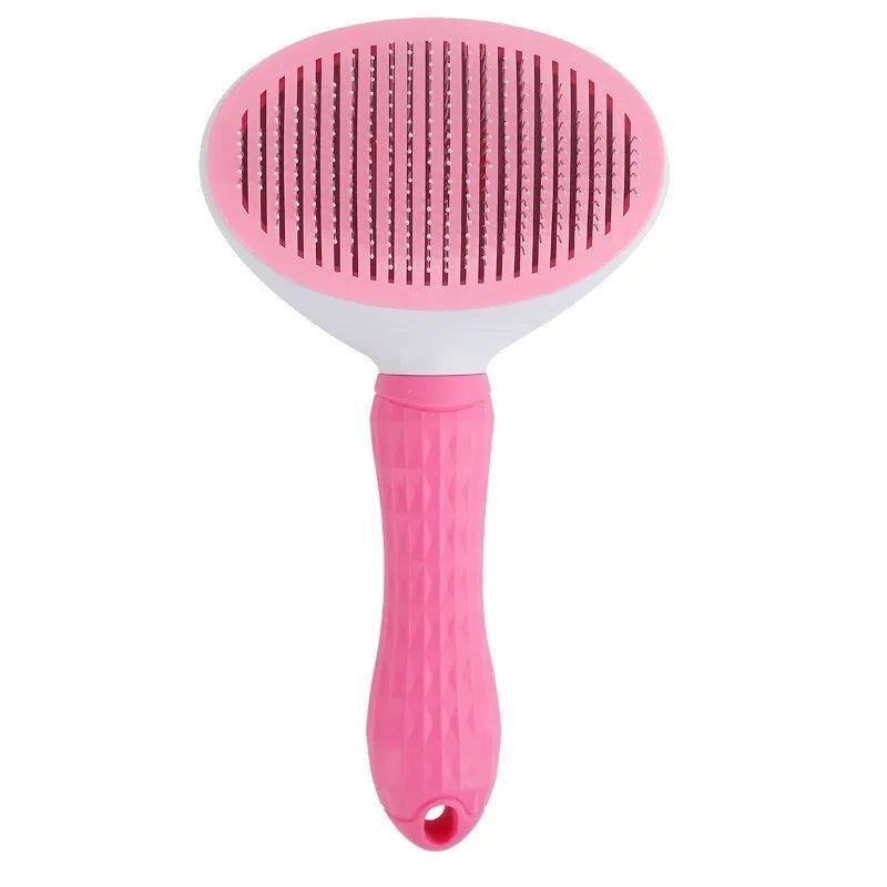 Self-Cleaning Pet Hair Remover Brush for Dogs & Cats Grooming