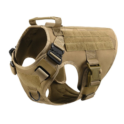 Tactical Dog Harness & Leash Set for German Shepherd, Retriever & All Breeds