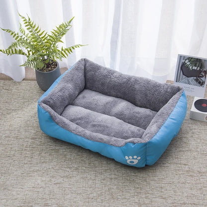 Waterproof Soft Warm Square Pet Bed House for Small to Large Dogs