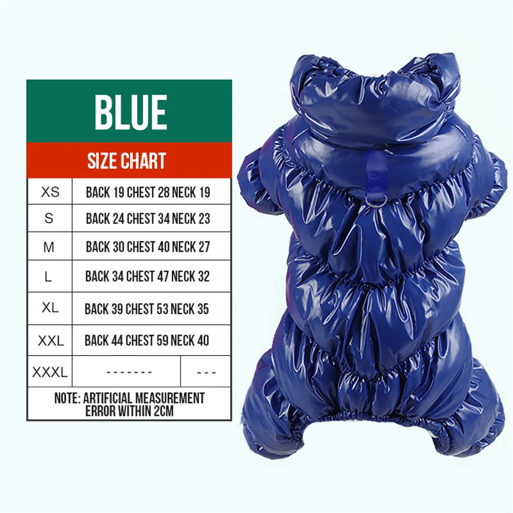 Fleece Dog Winter Jumpsuit