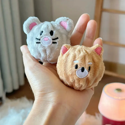 Spiked Squeaky Puppy Ball Toy for Teeth Cleaning & Interactive Play