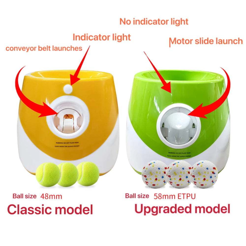 Automatic Dog Ball Launcher Rechargeable USB Interactive Fetch Toy