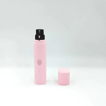 Electric Rechargeable Dog Nail Clippers with LED Light Quiet Grooming