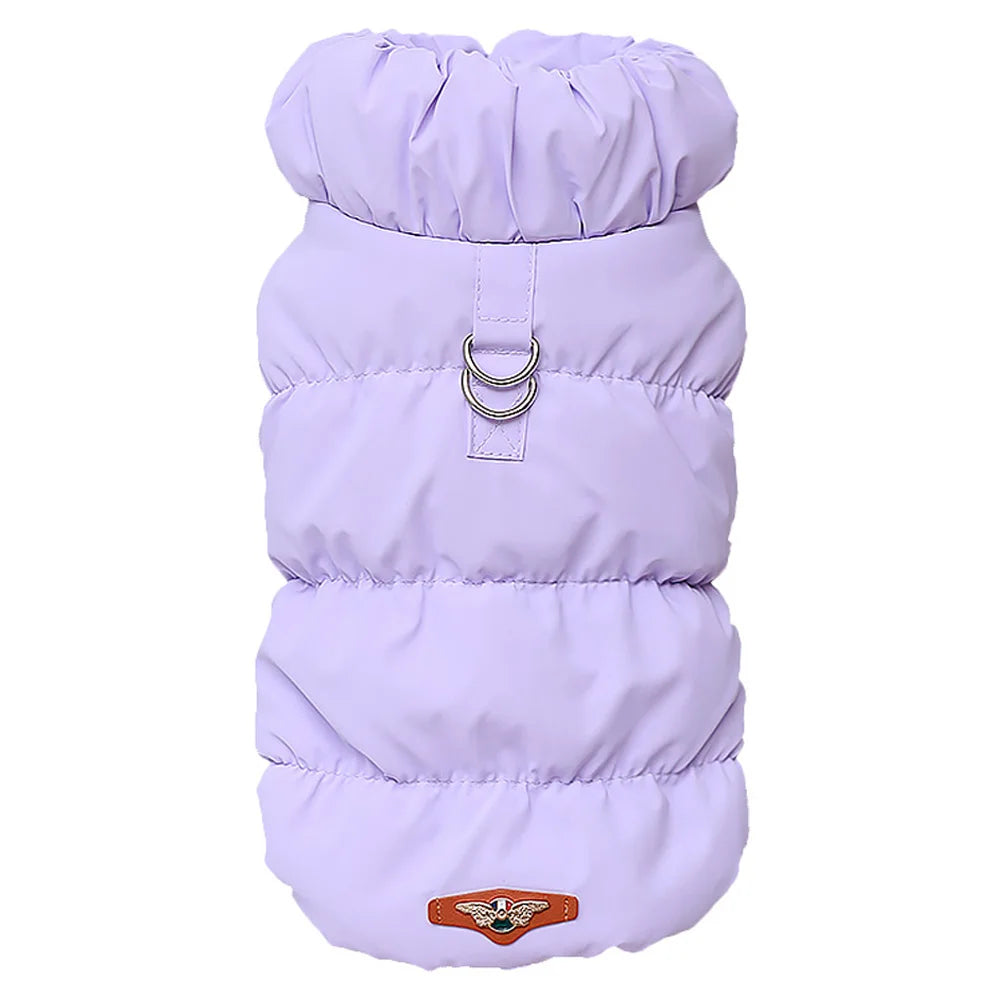 Soft Padded Winter Dog & Cat Coat Jacket for Small to Medium Pets