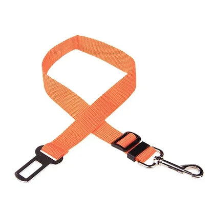 Adjustable Pet Car Seat Belt with Dog Harness Safety Lead Clip