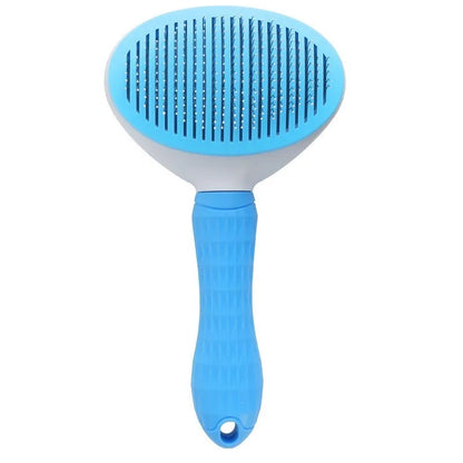 Self-Cleaning Pet Hair Remover Brush for Dogs & Cats Grooming