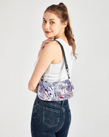 Print On Demand  - Petite Canvas Purse - "It's 5 o'clock Somewhere" (Red, White, & BOOM!)